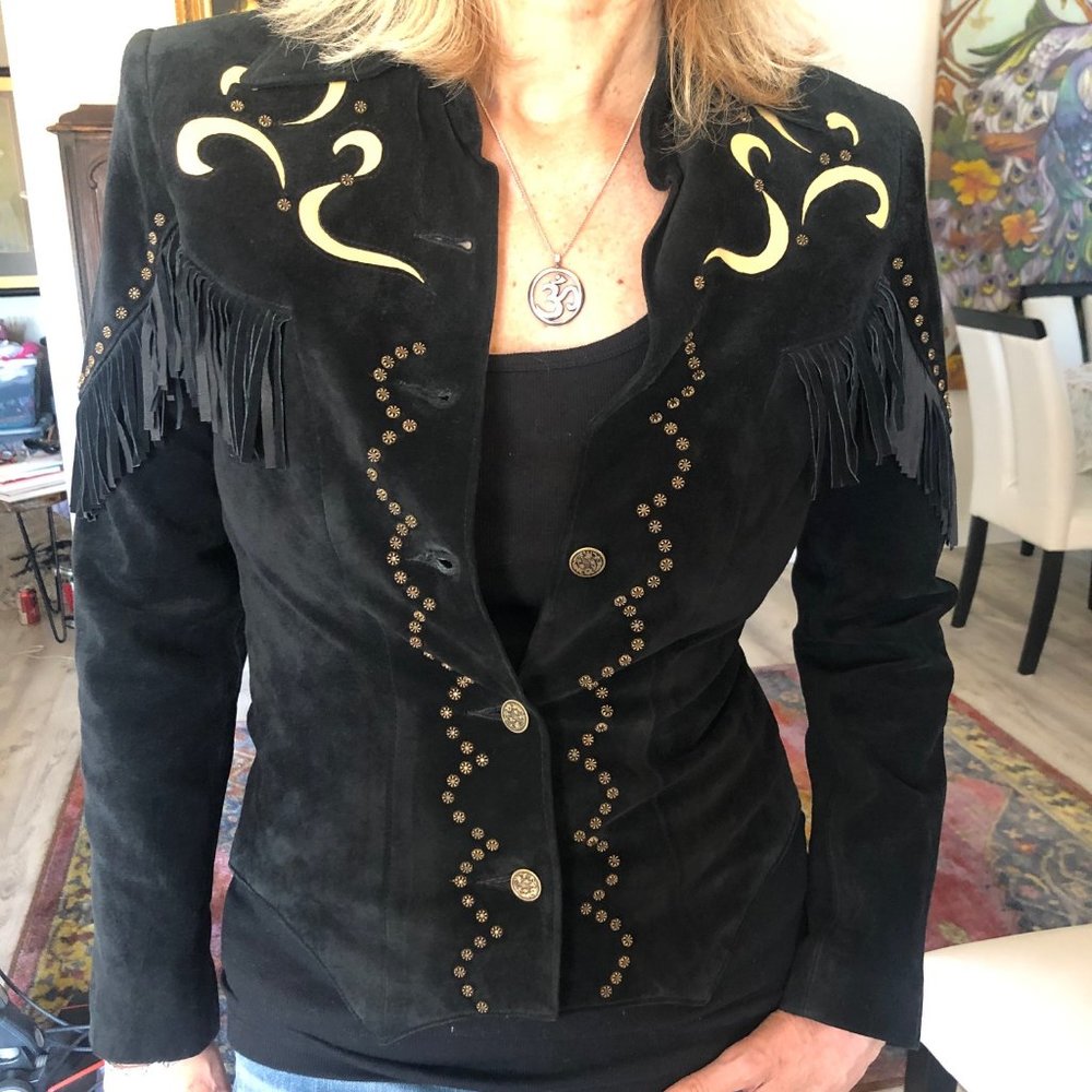Renegade Spirit Black Suede Jacket
